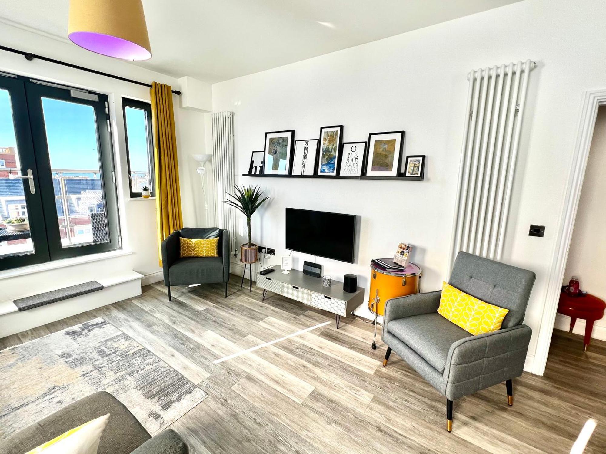 The Penthouse Margate, Balconies, Sea View, Gated Parking, Air Con!公寓 外观 照片